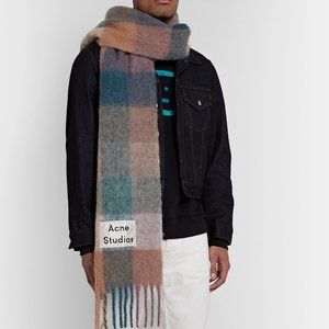 Acne Studios Multi Valley Check Scarf